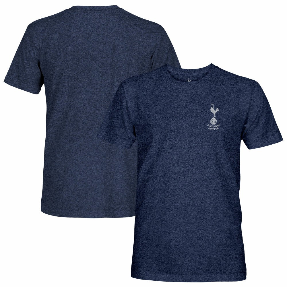 Tottenham Hotspur 1863FC Left Mono Badge Vintage Tri-Blend T-Shirt - Navy for sale
