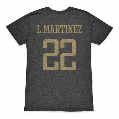 Lautaro Martinez Argentina National Team 1863FC Retro Player Tri-Blend T-Shirt - Black outlet