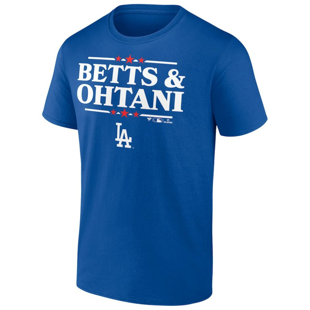 Mookie Betts & Shohei Ohtani Los Angeles Dodgers Election Player T-Shirt - Royal