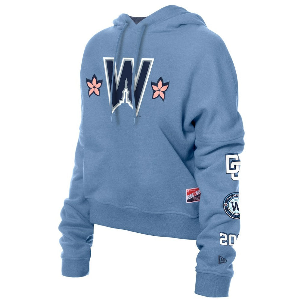 Washington Nationals Women's 2025 City Connect Pullover Hoodie - Blue | New Era