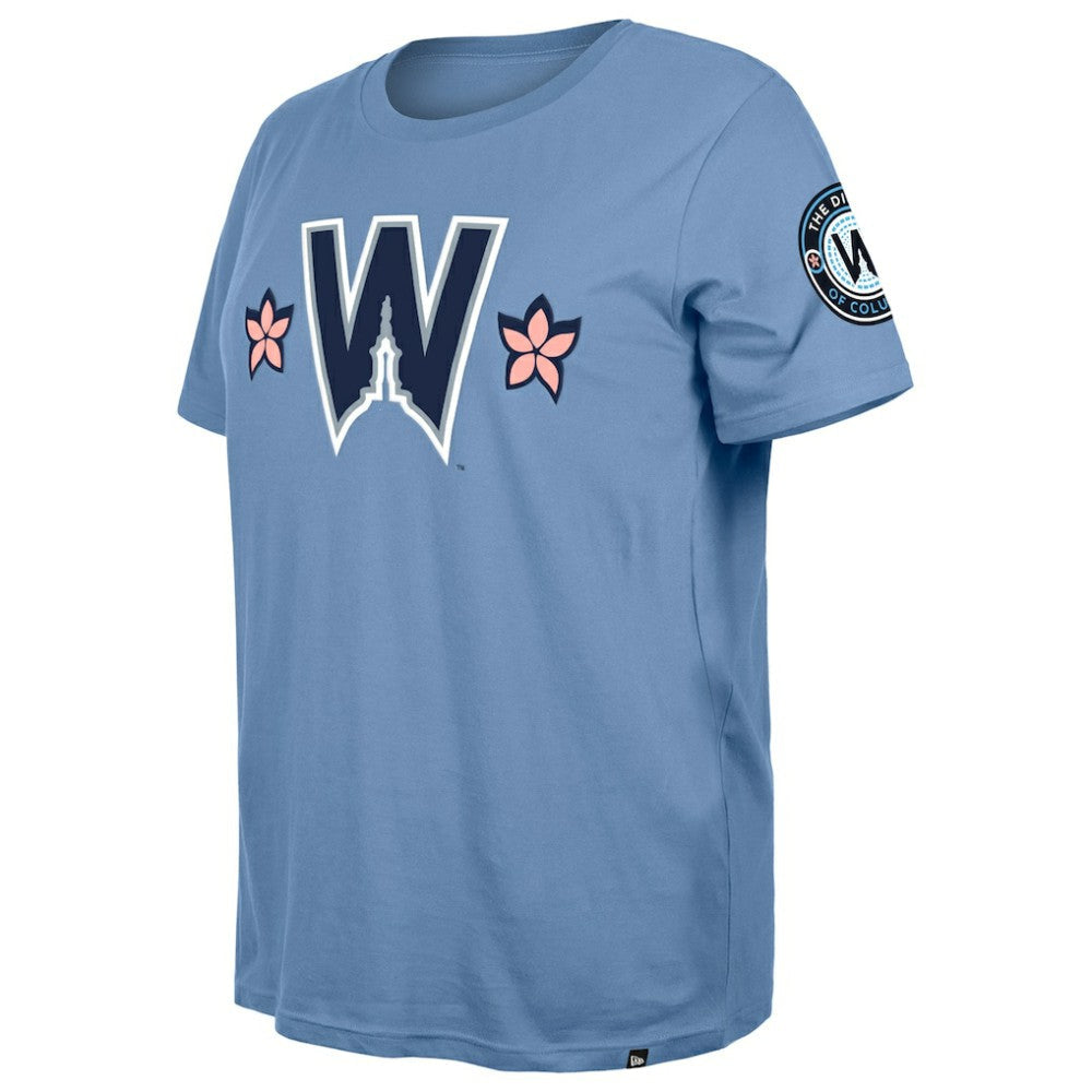 Washington Nationals Women's 2025 City Connect Plus Size T-Shirt - Powder Blue | New Era
