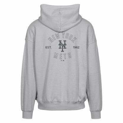 New York Mets Levelwear Uphill Abyssal Full-Zip Hoodie - Gray