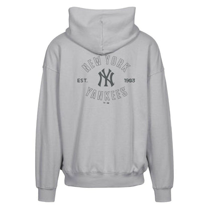 New York Yankees Levelwear Uphill Abyssal Full-Zip Hoodie - Gray