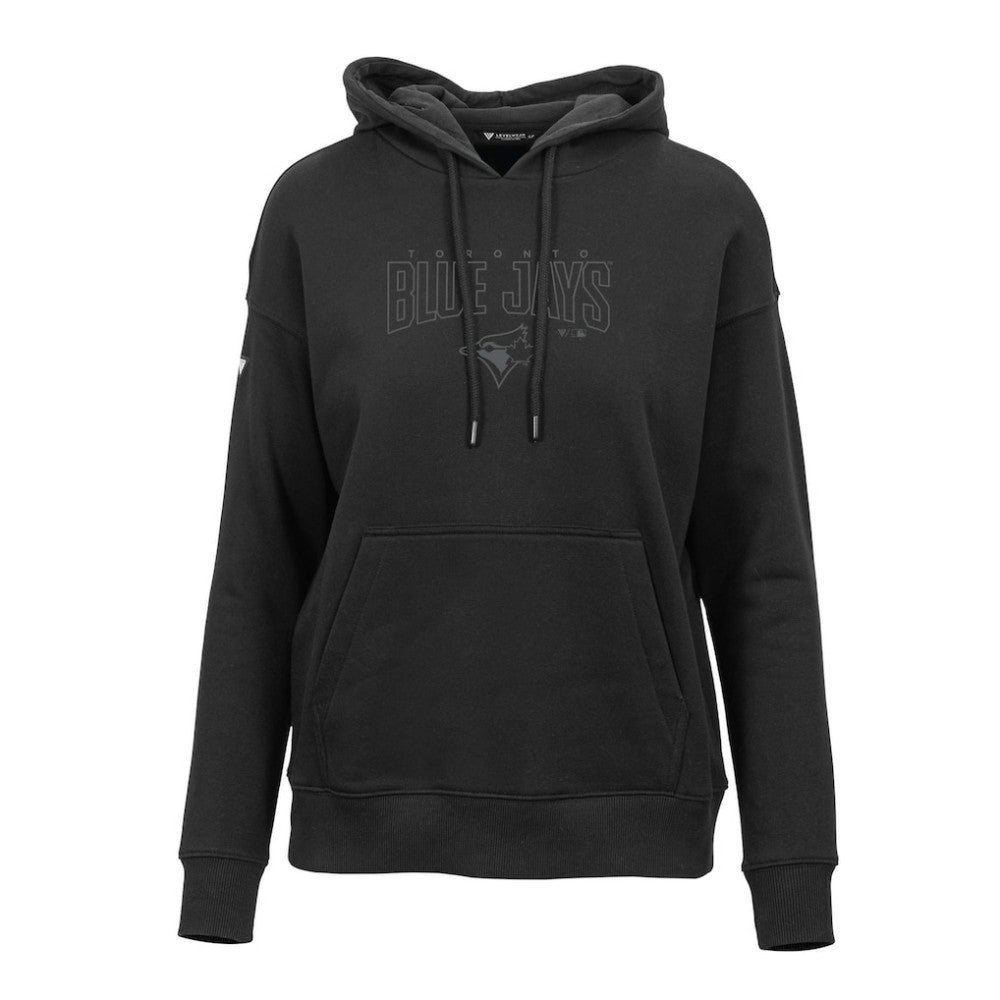Toronto Blue Jays Levelwear Women's Adorn Darkmoon Pullover Hoodie - Black