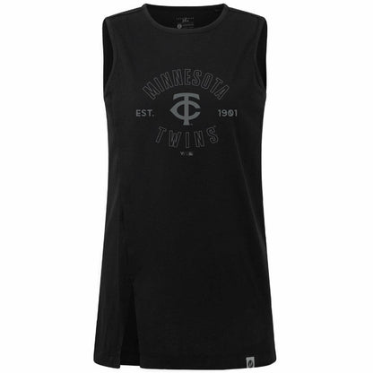 Minnesota Twins Levelwear Women's Influx Abyssal Tank Top - Black