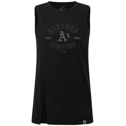 Oakland Athletics Levelwear Women's Influx Abyssal Tank Top - Black