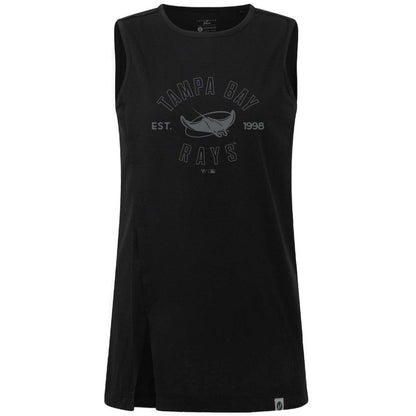 Tampa Bay Rays Levelwear Women's Influx Abyssal Tank Top - Black