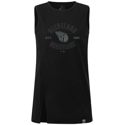Cleveland Guardians Levelwear Women's Influx Abyssal Tank Top - Black