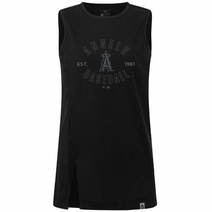 Los Angeles Angels Levelwear Women's Influx Abyssal Tank Top - Black