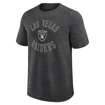 Las Vegas Raiders Logo Athletic Success T-Shirt - Heather Charcoal on sale