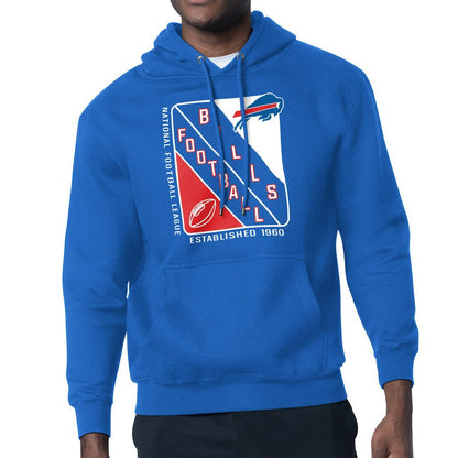 Buffalo Bills Starter Shield Logo Pullover Hoodie - Royal cheap