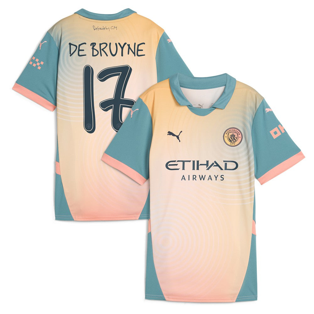 Kevin De Bruyne Manchester City Women's 2024/25 Fourth Replica Player Jersey - Blue | Puma shop