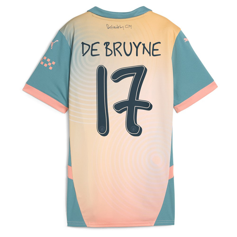 Kevin De Bruyne Manchester City Women's 2024/25 Fourth Replica Player Jersey - Blue | Puma shop