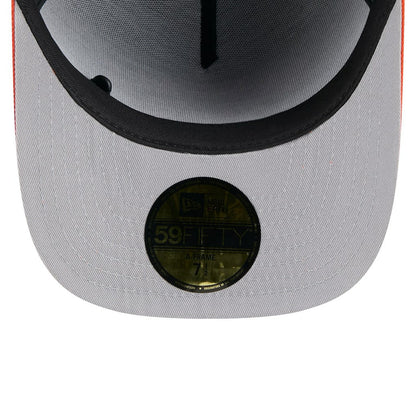 Cincinnati Bengals New Era 2025 NFL Draft On Stage A-Frame 59FIFTY Fitted Hat - Black/Orange on sale
