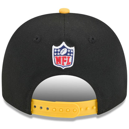 Pittsburgh Steelers New Era 2025 NFL Draft A-Frame 9FIFTY Snapback Hat - Black/Gold online