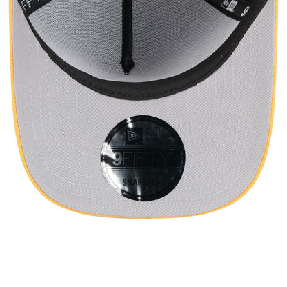 Pittsburgh Steelers New Era 2025 NFL Draft A-Frame 9FIFTY Snapback Hat - Black/Gold online