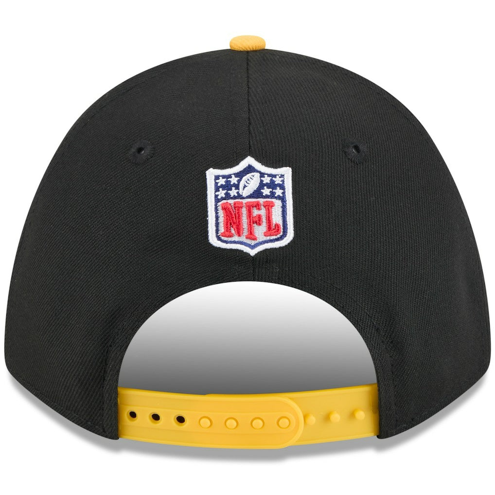 Pittsburgh Steelers New Era 2025 NFL Draft 9FORTY A-Frame M-Crown Adjustable Hat - Black/Gold online