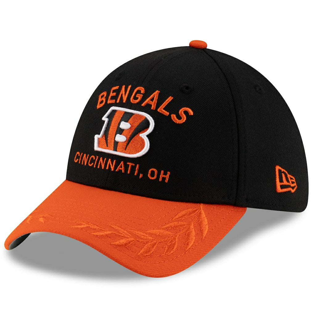Cincinnati Bengals New Era 2025 NFL Draft 39THIRTY Flex Hat - Black/Orange sale