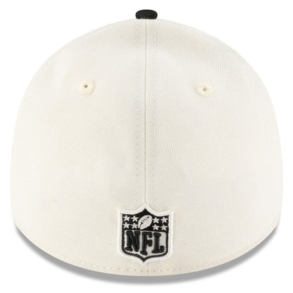 Pittsburgh Steelers New Era 2025 NFL Draft 39THIRTY Flex Hat - Cream/Black for sale
