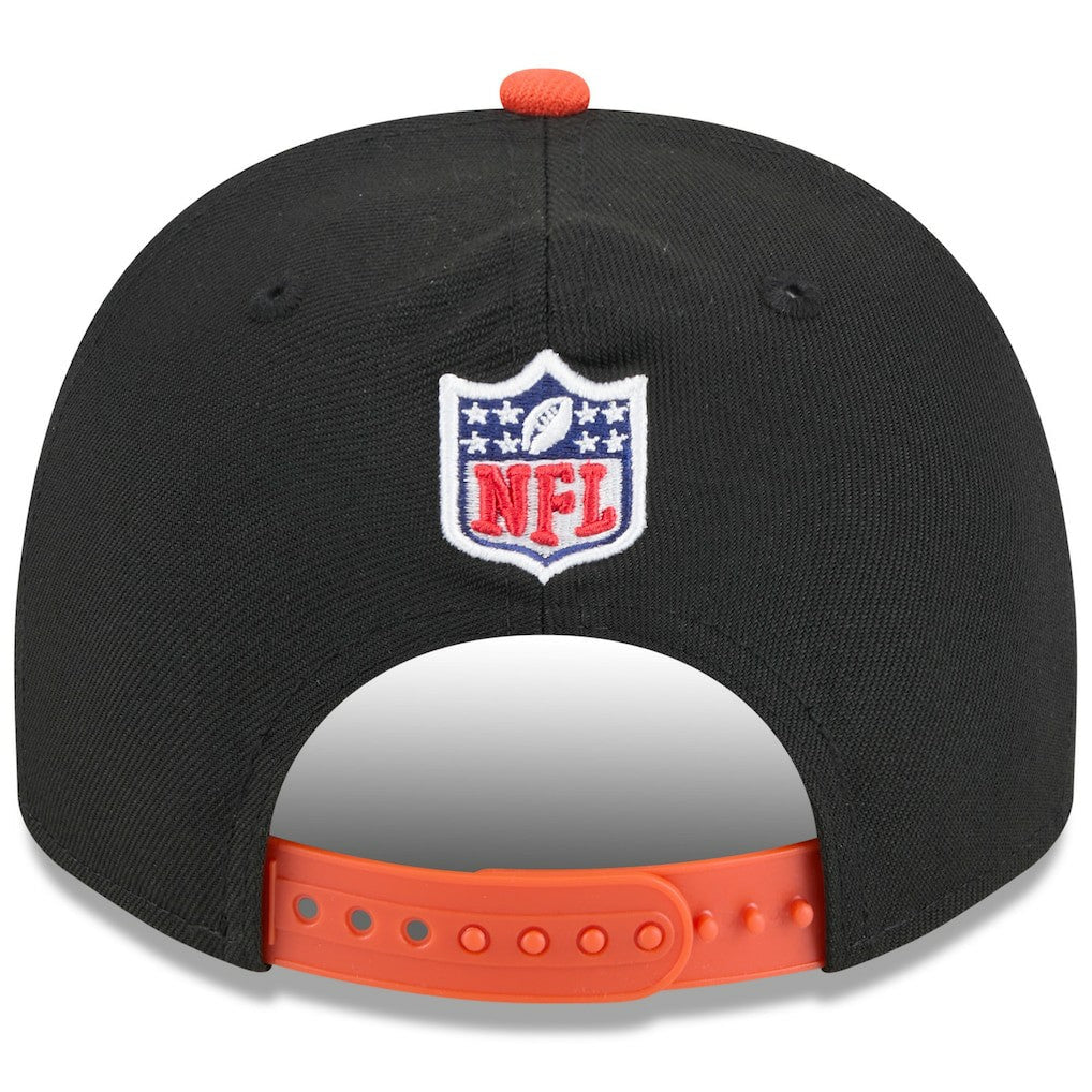 Cincinnati Bengals New Era Youth 2025 NFL Draft A-Frame 9FIFTY Snapback Hat - Black/Orange outlet