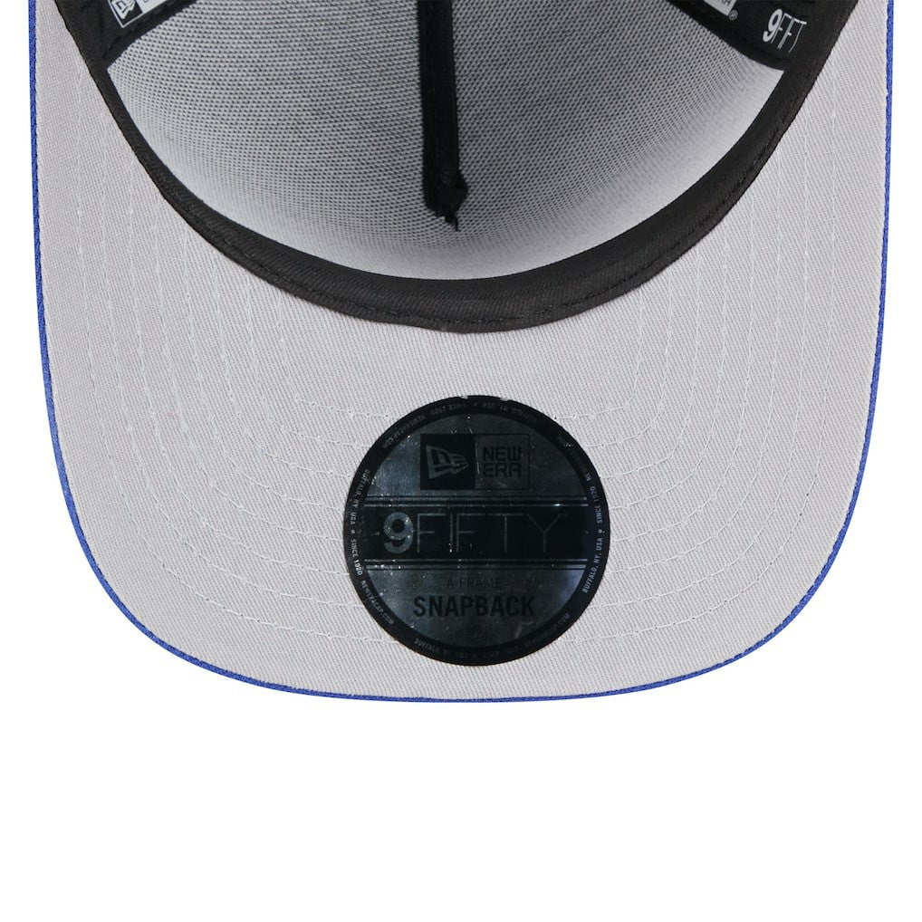 Buffalo Bills New Era Youth 2025 NFL Draft A-Frame 9FIFTY Snapback Hat - Black/Royal outlet