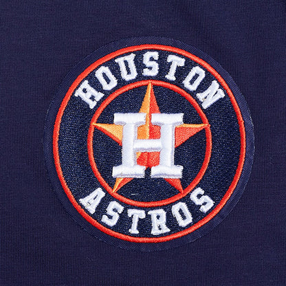 Houston Astros Pro Standard Women's Game Day Classics Baby Doll Cropped T-Shirt - Navy