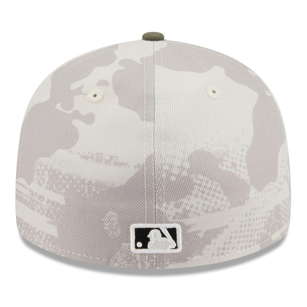 Washington Nationals 2025 Armed Forces Day Low Profile 59FIFTY Fitted Hat - Light Beige/Olive | New Era