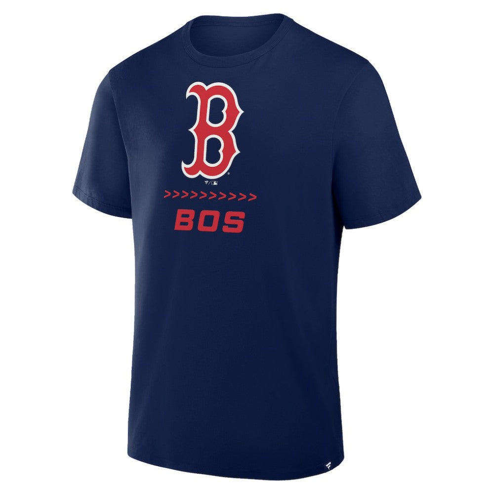 Boston Red Sox Clubhouse Legacy Side Swipe T-Shirt - Navy