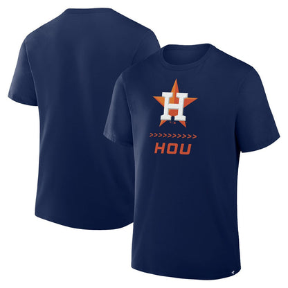Houston Astros Clubhouse Legacy Side Swipe T-Shirt - Navy