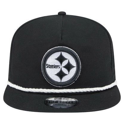 Pittsburgh Steelers New Era B-Dub Golfer Snapback Hat - Black outlet