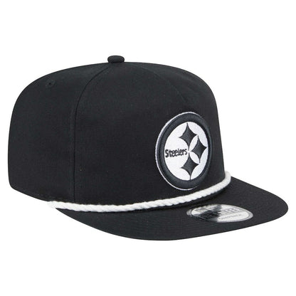 Pittsburgh Steelers New Era B-Dub Golfer Snapback Hat - Black outlet