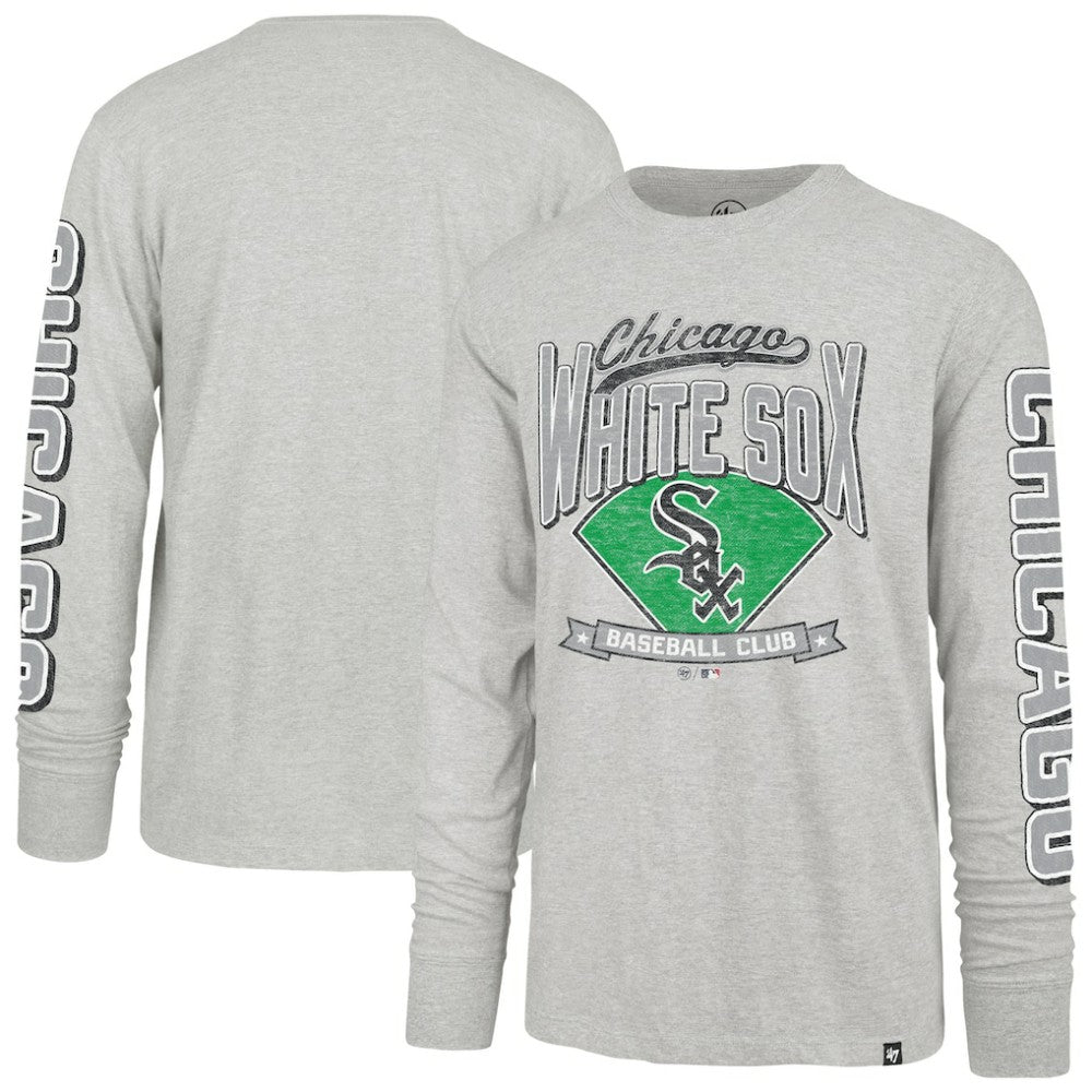 Chicago White Sox Fair Ball Franklin Long Sleeve T-Shirt - Gray | 47 brand