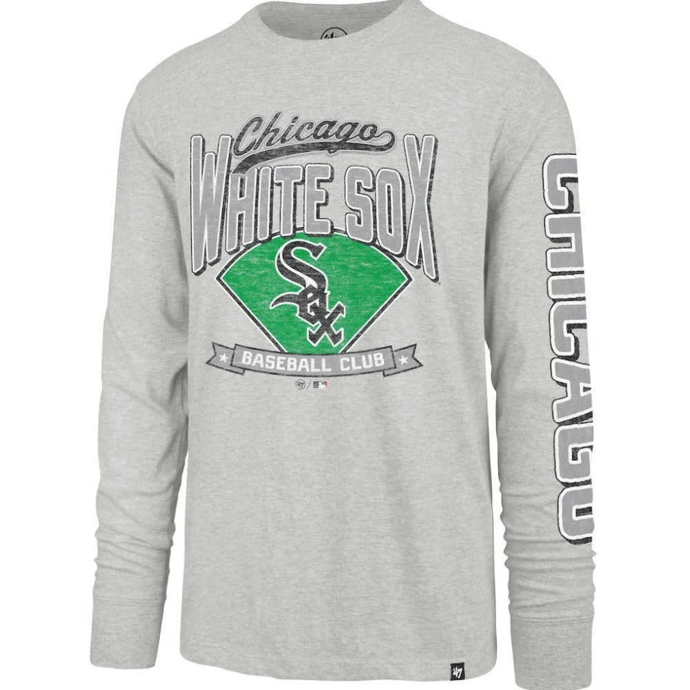 Chicago White Sox Fair Ball Franklin Long Sleeve T-Shirt - Gray | 47 brand