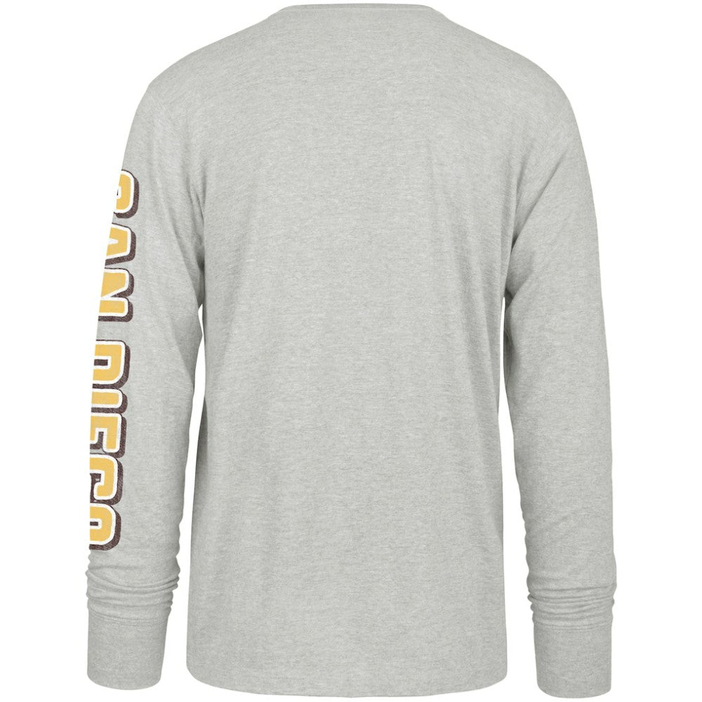 San Diego Padres Fair Ball Franklin Long Sleeve T-Shirt - Gray | 47 brand