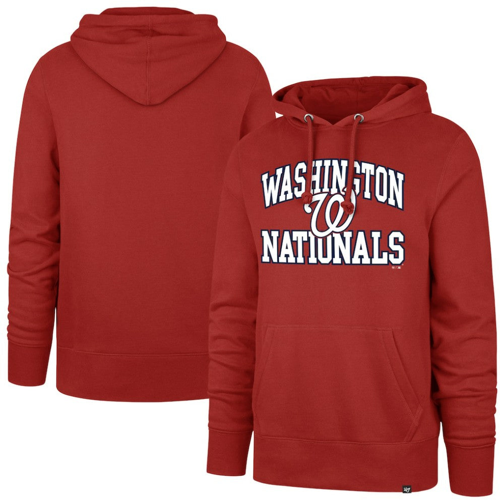 Washington Nationals  Velocity Headline Pullover Hoodie - Red | 47 brand