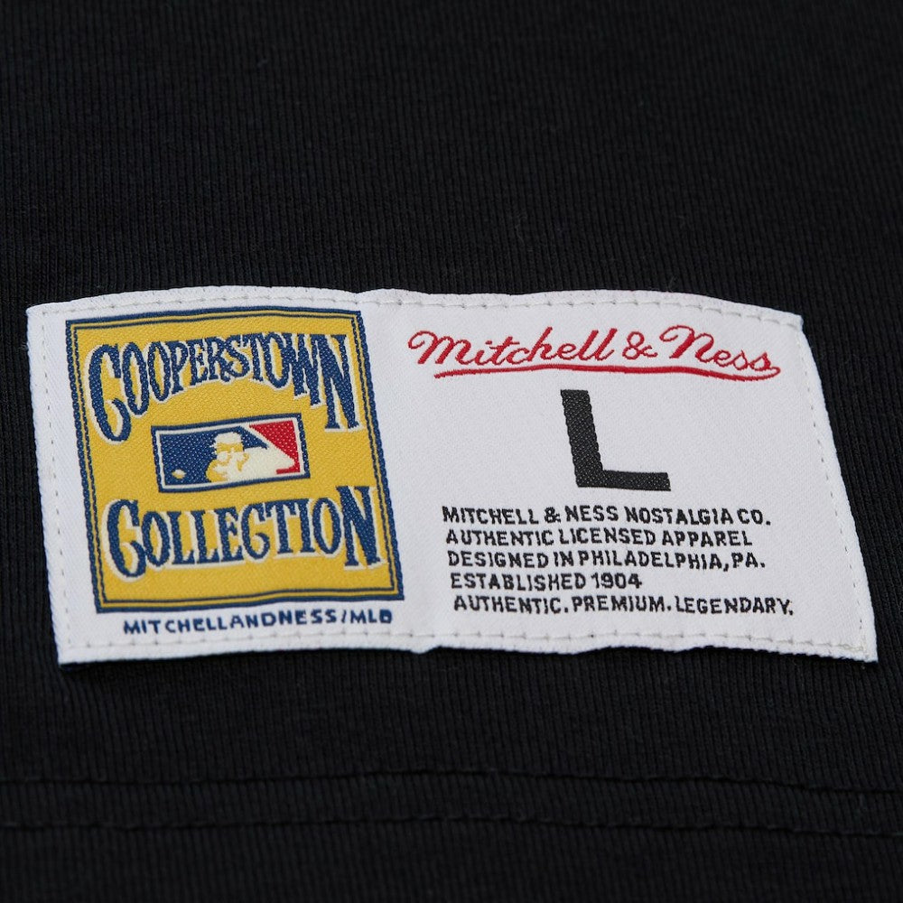 Willie Mays San Francisco Giants Legends Collection Vintage Logo T-Shirt - Black | Mitchell & Ness