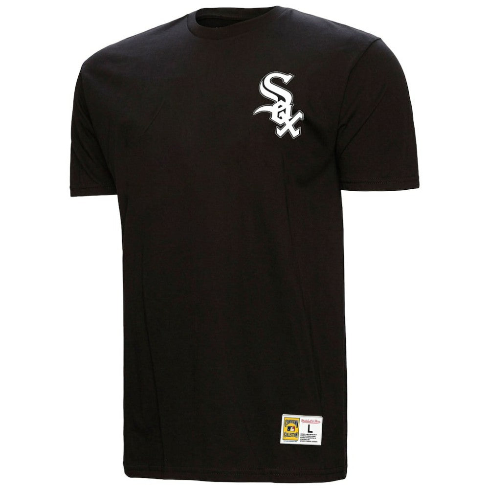 Frank Thomas Chicago White Sox Legends Collection Vintage Logo T-Shirt - Black | Mitchell & Ness