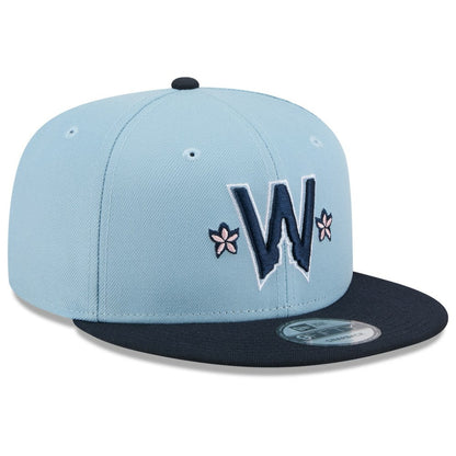 Washington Nationals 2025 City Connect 9FIFTY Snapback Hat - Light Blue/Navy | New Era