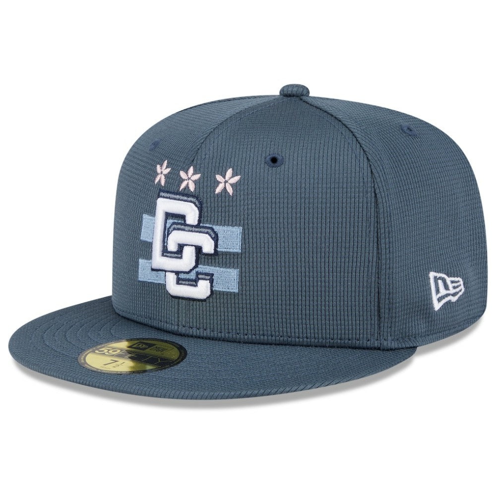 Washington Nationals 2025 City Connect Batting Practice 59FIFTY Fitted Hat - Blue | New Era