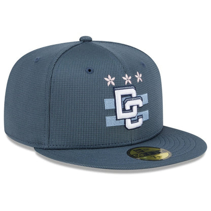 Washington Nationals 2025 City Connect Batting Practice 59FIFTY Fitted Hat - Blue | New Era