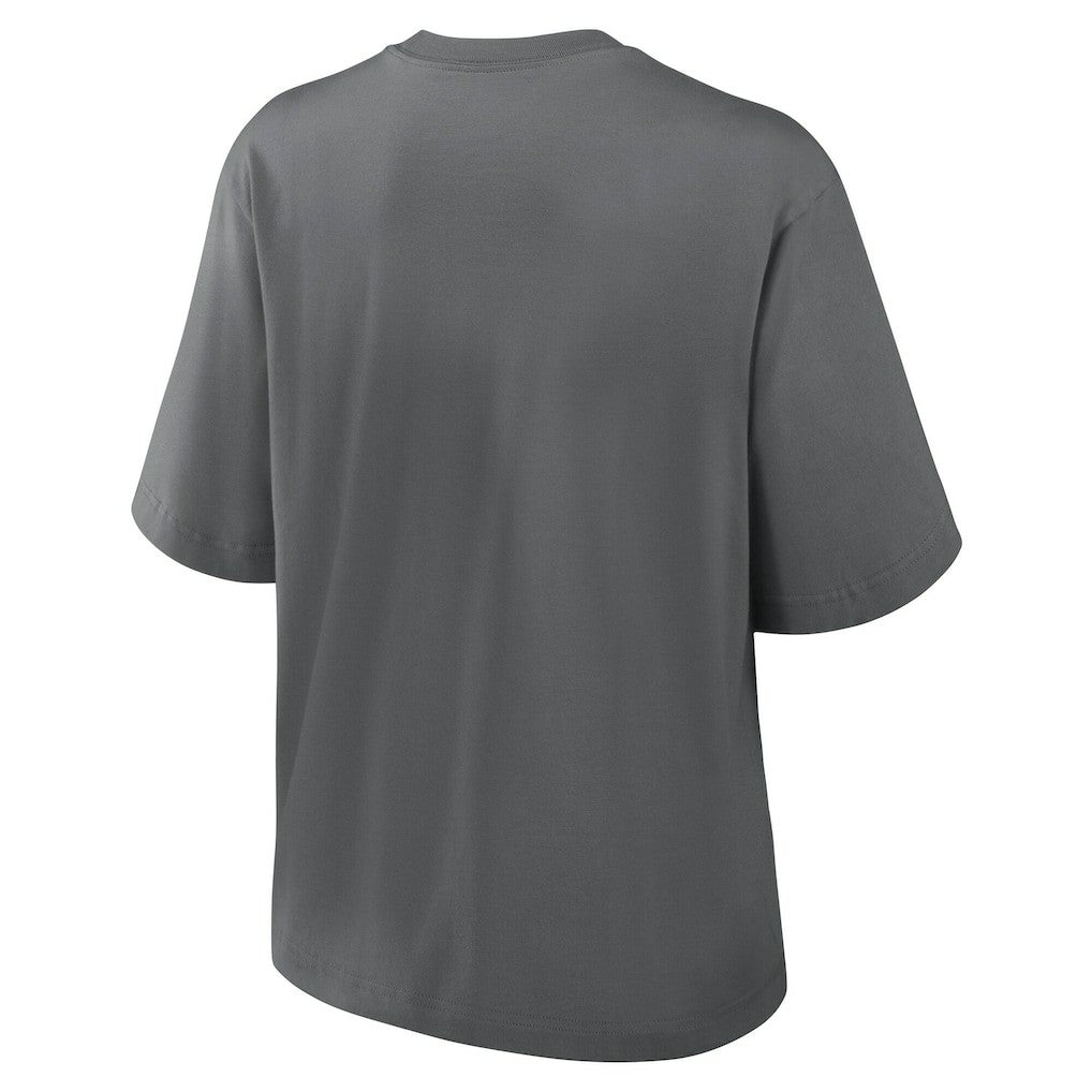 New Orleans Saints Women's Glory Arch Boxy T-Shirt - Charcoal | Nike on sale