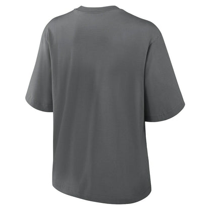 New Orleans Saints Women's Glory Arch Boxy T-Shirt - Charcoal | Nike on sale