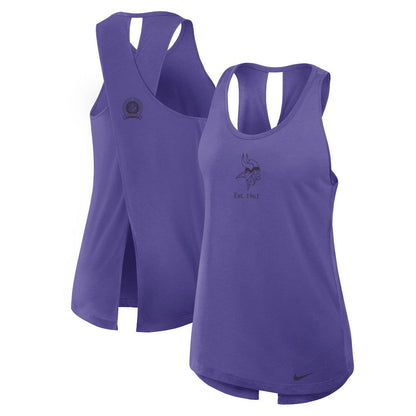 Minnesota Vikings Women's Glory Open-Back Crisscross Dri-FIT Tank Top - Purple | Nike online