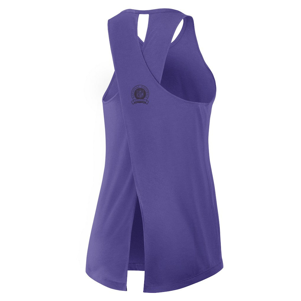 Minnesota Vikings Women's Glory Open-Back Crisscross Dri-FIT Tank Top - Purple | Nike online