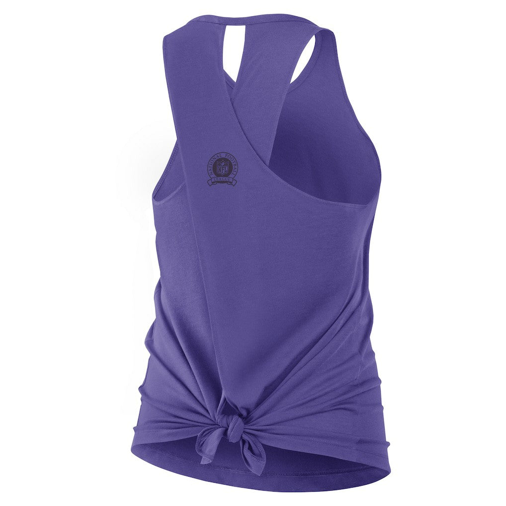 Minnesota Vikings Women's Glory Open-Back Crisscross Dri-FIT Tank Top - Purple | Nike online
