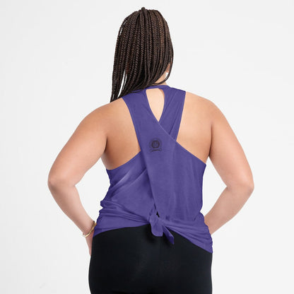 Minnesota Vikings Women's Glory Open-Back Crisscross Dri-FIT Tank Top - Purple | Nike online
