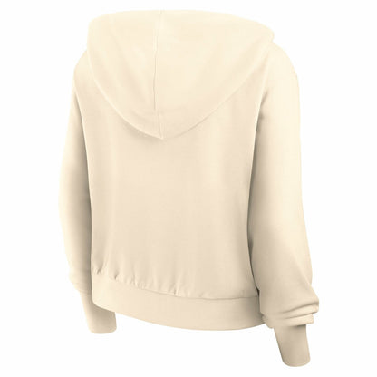 Green Bay Packers Women's Glory Cropped Full-Zip Hoodie - Cream | Nike cheap