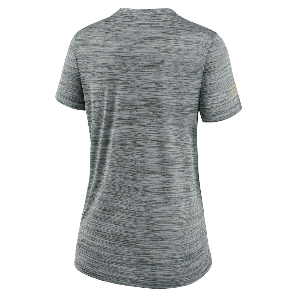 New Orleans Saints Women's Sideline Velocity Dri-FIT T-Shirt - Gray | Nike sale