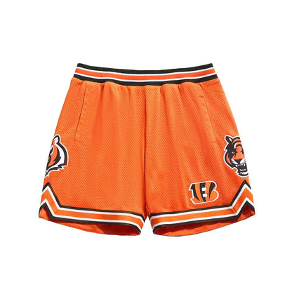 Cincinnati Bengals Chalk Line Court Shorts - Orange/Black cheap