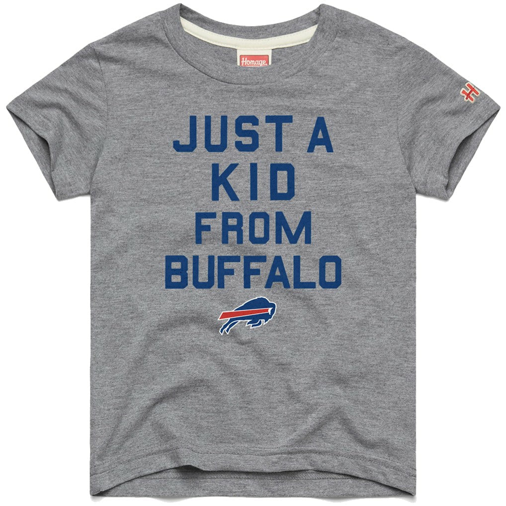 Buffalo Bills Homage Youth Just a Kid Tri-Blend T-Shirt - Gray cheap